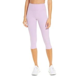 Girlfriend Collective High Rise Lilac Purple Crop Leggings Size XXL